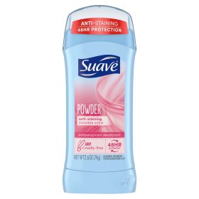 Suave Anti-Staining Invisible Solid Antiperspirant Deodorant;  2.6 oz