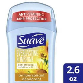 Suave Everlasting Sunshine Anti-Staining Antiperspirant Deodorant;  2.6 oz