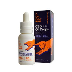 D Oh Gee CBD Dog Oil Drops 600mg Bacon Flavor