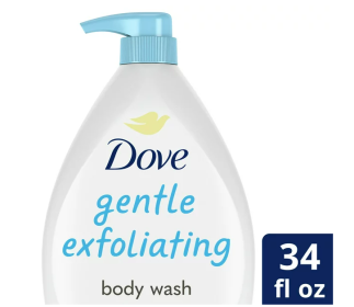 Dove Gentle Exfoliating Sea Minerals Liquid Body Wash;  34 oz