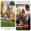 Waterproof Iron Scarecrow Shape Solar Powered Stake Light for Party Garden Yard Park Lawn