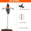 Waterproof Iron Scarecrow Shape Solar Powered Stake Light for Party Garden Yard Park Lawn