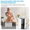 5L/1.32Gal Humidifiers Top Fill Cool Mist Humidifier with Essential Oils Diffuser Filter 360¬∞ Rotatable Outlet Nozzle 1-8 Hours Timer 1-3 Level Mist