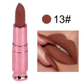 Easy To Color Matte No Stain On Cup Long Lasting Lipstick Lip Balm (Option: 13 Style)