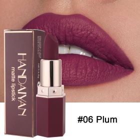 HANDAIYAN Han Daiyan 6-color Matte Nourishing Lipstick Lipstick (Option: 06 Plum)