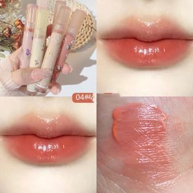 Glaze Is Moist And Lips Do Not Fade (Option: Orange in orange)