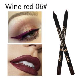 Waterproof Not Smudge Pearl Gel Pen (Option: 6 Wine Red)