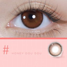 Mini Series Daily Color Contact Lenses (Option: Honey Peas-800degree)