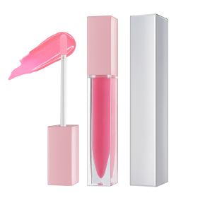 Lip Honey Matte Lipstick Glossy Clear Frosted Square Tube (Option: Style1-High gloss lip gloss)