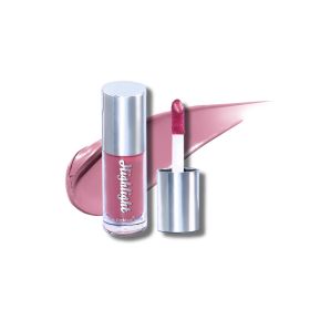 High Gloss Lip Gloss Nude Color Thick Color Water Light Mirror (Option: 1 Smart Smokey Violet-English Version)