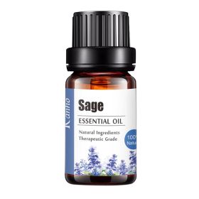 Pure Essential Oil 10ml Aroma Diffuser (Option: Sage-10ML)