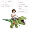 Inflatable Dinosaur Costume Riding T Rex Air Blow up Funny Party Halloween Costume for Kids