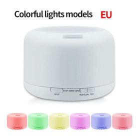 500ml Bread Humidifier Muji 500ML Home Air Humidification Aroma Diffuser Colorful Night Light Essential Oil Diffuser (Plug Type: EU, Color: Colorful)