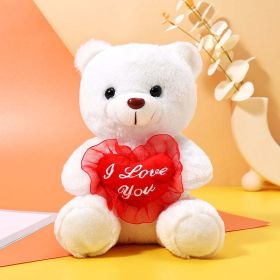 30CM Valentines Day Cute Plush Doll For Children Girlfriend And Wife 22CM LED Glow Teddy Bear Light Up Stuffed Animal Bear New (Height: 30CM, Color: C 22cm)