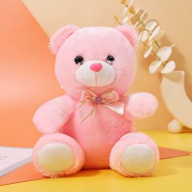 30CM Valentines Day Cute Plush Doll For Children Girlfriend And Wife 22CM LED Glow Teddy Bear Light Up Stuffed Animal Bear New (Height: 30CM, Color: D 22cm)