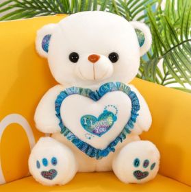 30CM Valentines Day Cute Plush Doll For Children Girlfriend And Wife 22CM LED Glow Teddy Bear Light Up Stuffed Animal Bear New (Height: 30CM, Color: B 30cm)