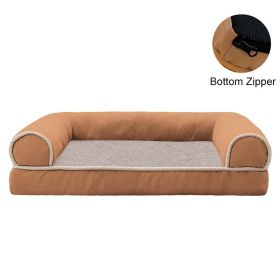 Classic Sofa Theme Dog Bed (Color: Dark Gray)