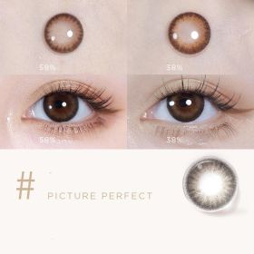 Mini Series Daily Color Contact Lenses (Option: Film Brown38-350Degree)