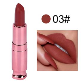 Easy To Color Matte No Stain On Cup Long Lasting Lipstick Lip Balm (Option: 3 Style)