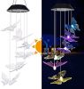 Yard Decor Lights; Solar Butterfly Chimes; 2023 Gifts for Mom/Dad/Women/Grandma/Wife/Daughter/Sister/Aunt/Nana/Grandfather/ ; Father Birthday Gifts; M