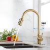 Touch Kitchen Faucet with Pull Down Sprayer,Single Handle High Arc  Pull out Kitchen Faucet,Single Level Stainless Steel Kitchen Sink Faucets with Pul