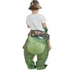 Inflatable Dinosaur Costume Riding T Rex Air Blow up Funny Party Halloween Costume for Kids