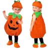 Cute Pumpkin Halloween Costume for Kids Cosplay Fancy Dress Set