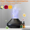 Air Humidifier Diffusers Essential Oil Diffuser USB Portable Humidifier Volcanic Flame Aroma Diffuser Essential Oil Lamp Bedroom