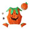 Cute Pumpkin Halloween Costume for Kids Cosplay Fancy Dress Set