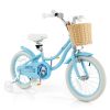 16" Kid's Bike with Training Wheels and Adjustable Handlebar Seat