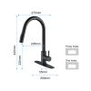 Touch Kitchen Faucet with Pull Down Sprayer; Single Handle High Arc  Pull out Kitchen Faucet; Single Level Stainless Steel Kitchen Sink Faucets with P