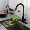 Touch Kitchen Faucet with Pull Down Sprayer; Single Handle High Arc  Pull out Kitchen Faucet; Single Level Stainless Steel Kitchen Sink Faucets with P