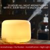 500ml Bread Humidifier Muji 500ML Home Air Humidification Aroma Diffuser Colorful Night Light Essential Oil Diffuser