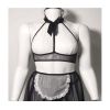 Maid Costume Fun Uniform Sexy Lingerie Lace Edge Sexy Suspenders Suit