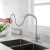 Touch Kitchen Faucet with Pull Down Sprayer,Single Handle High Arc  Pull out Kitchen Faucet,Single Level Stainless Steel Kitchen Sink Faucets with Pul