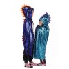 Dinosaur Cape Costume for Kids Hooded Robe Perfect for Halloween, Parties, and Cosplay