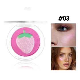 Fruit Highlight Powder Diamond Brightening Glitter (Option: 03 Strawberry)