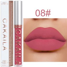 Women's Fashion Simple Waterproof Lip Gloss (Option: 8 Style)