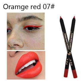 Waterproof Not Smudge Pearl Gel Pen (Option: 7 Orange Red)